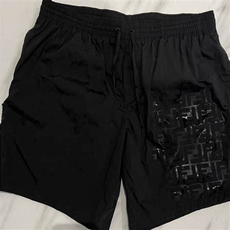 water reactive fendi shorts|water actived fendi shorts.